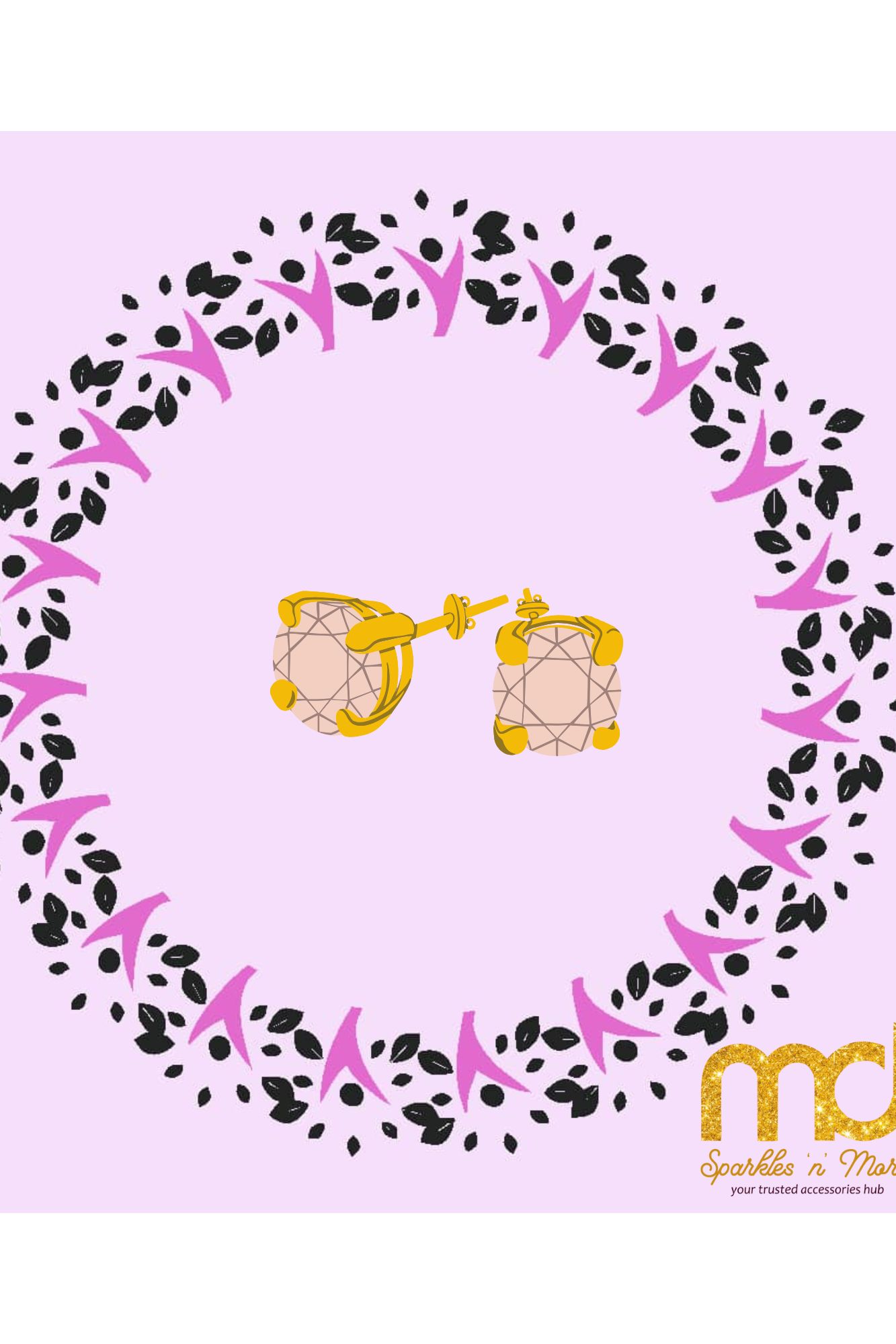 Kid earrings/ Stud/Small hoop earring